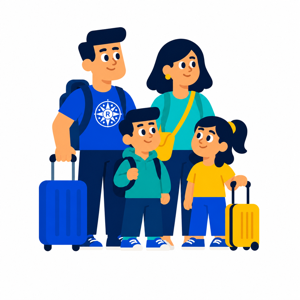 Viaje en familia